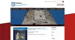 Desktop Screenshot of mairie-anduze.com