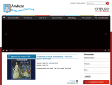 Tablet Screenshot of mairie-anduze.com